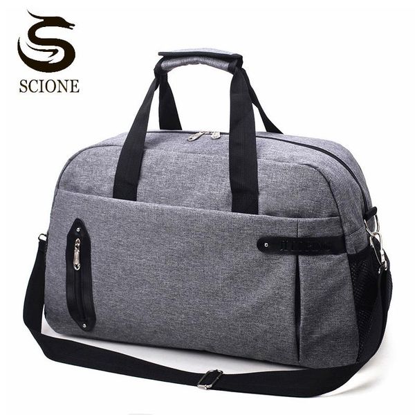 

men waterproof nylon travel bags outdoors luggage gym bag crossbody male female travelling handbag duffle bags
