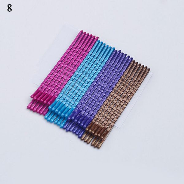 

24pcs / набор черных шпильки для женщин зажима для волос клипов lady заколки невидимого wave hairgrip барретт hairclip волос аксессуары wmtz