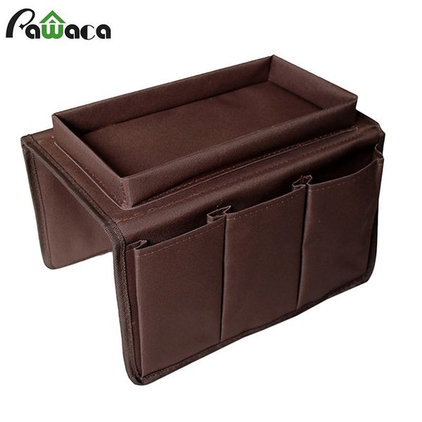 

sofa couch remote control holder pocket sofa couch arm rest organizer sofa storage bag use for game controller pens magazines y200714, Blue;pink