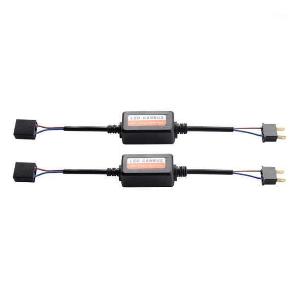 

other lighting system 1 pair h7 led car headlight bulb canbus decoders error anti flicker resistor flash canceller light accessories1