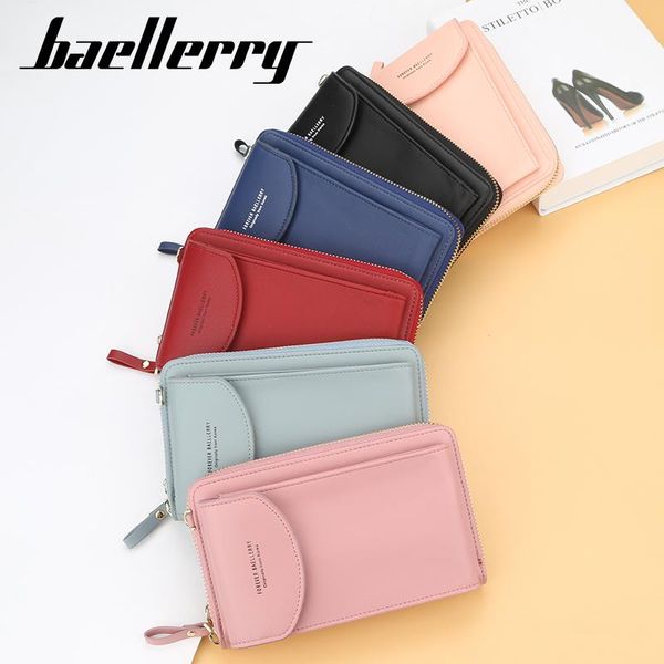 

new women casual wallet brand cell phone wallet big card holders handbag purse clutch messenger shoulder straps bag