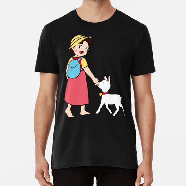 

sport heidi and litle goat t shirt heidi alps switzerland comic anime cartoon tv show tv serie film book