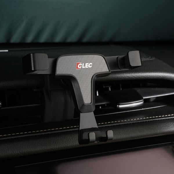 

for cadillac xt5 2019 plastic alloy carbon car bracket mobile phone holder air vent mount stand 1 set