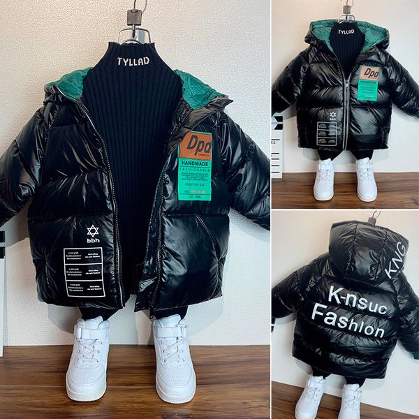 

boys' 2020 new fashion baby winter down clothes and children's thickened cotton padded, Blue;gray