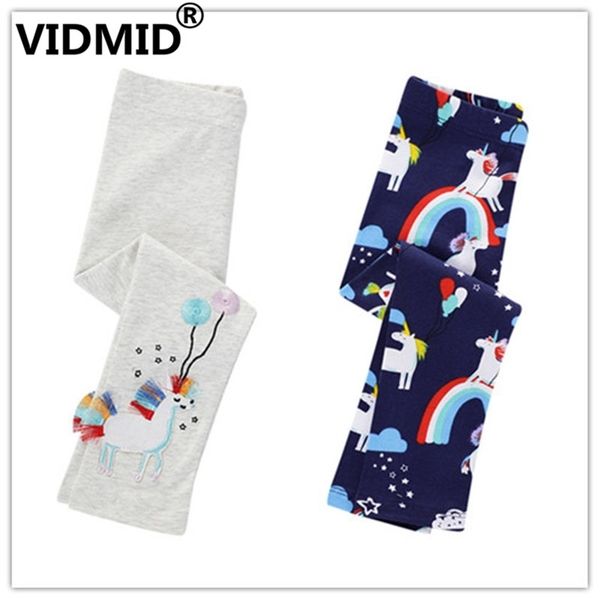 

vidmid kids leggings for girl pants children's animal print skinny baby girl leggings baby children trousers girl cotton clothes lj2010, Blue