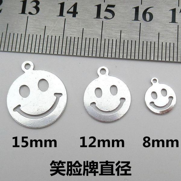 

100 real 925 sterling silver happy smile round tassel earrings smiley face earrings earring accessories material h qyliov