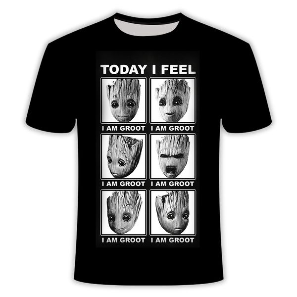 

the print groot grout 3d print shirts aesthetic anime kawaii men clothing