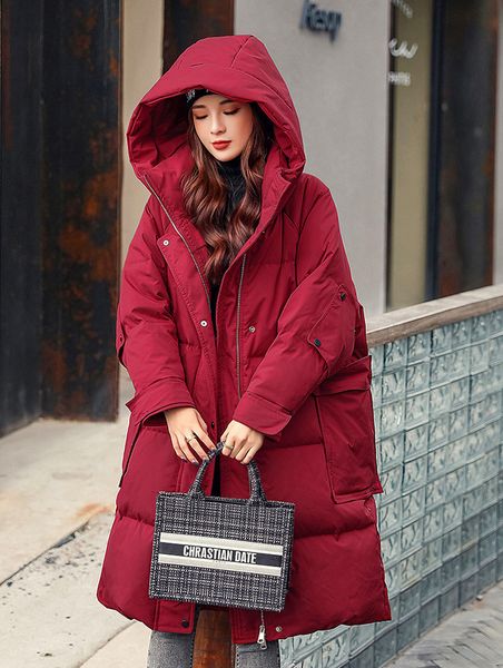 

2021 new extra-large product size korean version of loose sister fat more to increase the thickening down jacket sale mpvh, Black