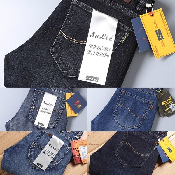 

счетчик sulee брюки и trousersjeans летних тонких прямых стрейч тонких молодежные брюки счетчик sulee брюки и trousersjeans мужских летний, Blue