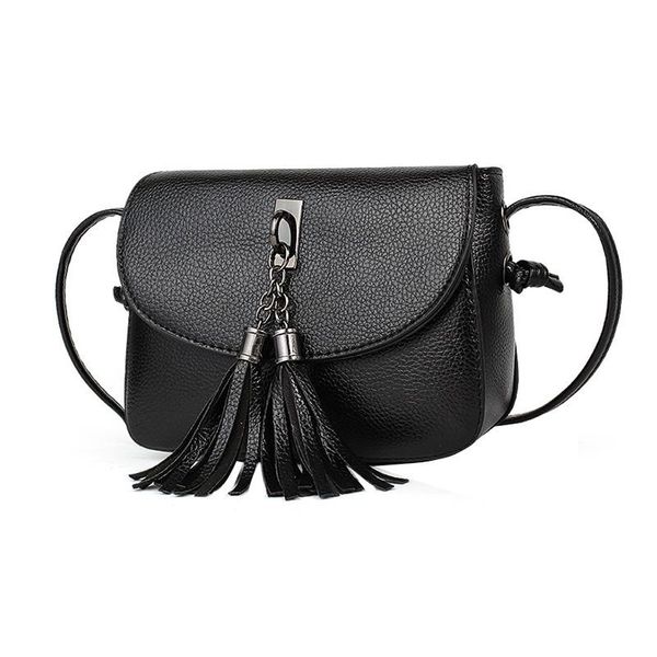 

new tassel decoration women shoulder bag crossbody bag trend fashion pu leather women casual lovely handbags