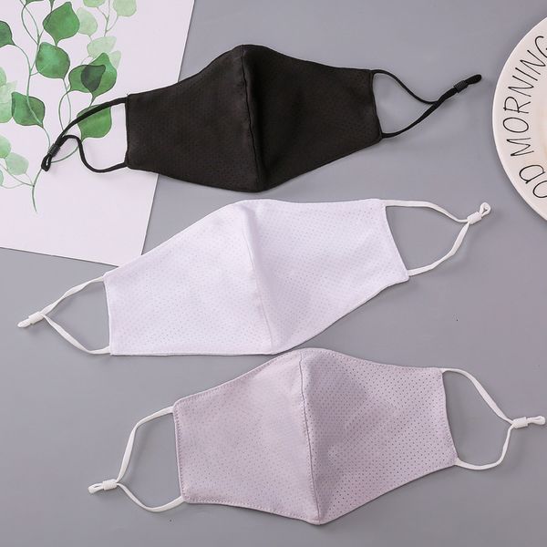 

thin feeling fashion ice cold summer ladies sunscreen mask shade dust three-dimensional washable reusable designer face masks