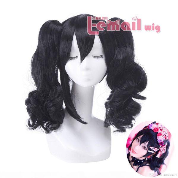 

gt;&gt;&gt;women love live ball wavy clip on ponytail cosplay wig, Black;brown