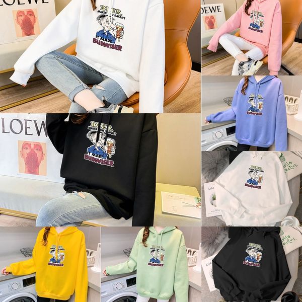 

autumn and winter new style thin fashion ins coat sweater sweater loose korean students lazy cec school season coat hlees, Black