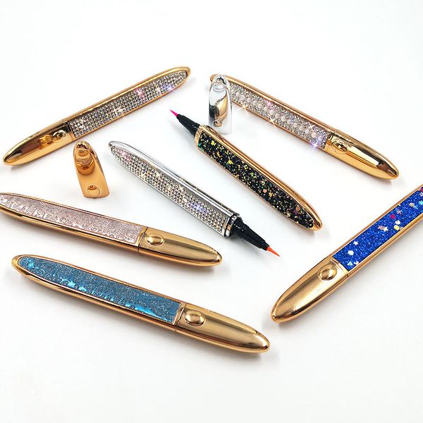 

eyeliner pen glue-magnetic-for false eyelashes waterproof no blooming eye liner pencil black/coffee/transparent
