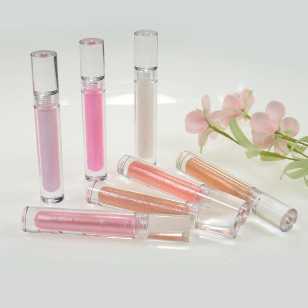 

lip gloss 50pcs/lot wholesale glitter high pigment customize private label fast delivery multi color lipgloss