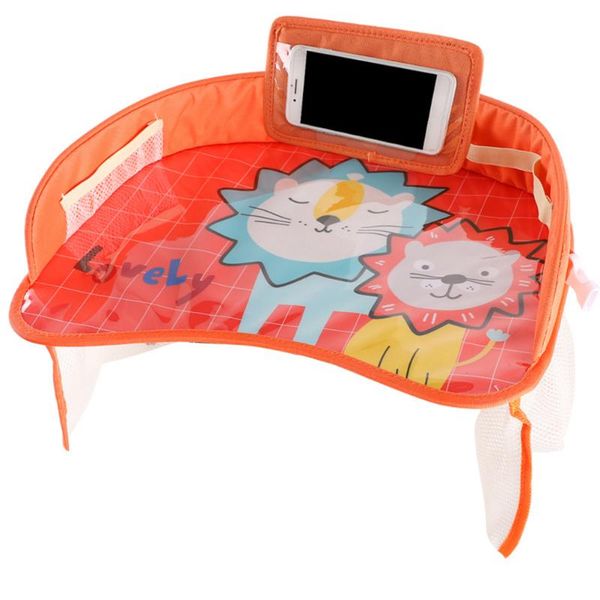 

car table kids baby car tray plates waterproof dining drink table for kids seat child cartoon toy holder storage baby fence