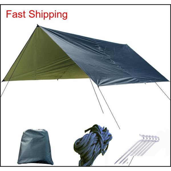 

3 colors waterproof camping mat 3* tent cloth multifunction awning tarps picnic mat tarp shelter garden buildin qylwww bdesports