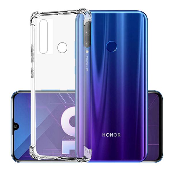 

huawei honor 10i tpu anti slip sleeve, honoe 10i hry-lx1t transparent silicone sleeve, 6.21 "soft sleevevfe1