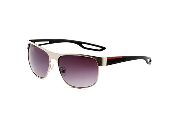 

metal designer sun glasses classic brand men women sunglasses driving driver goggles glasses p56qs oculos de sol, White;black