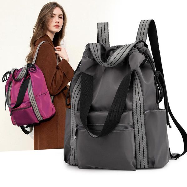 

backpack style nylon women casual backpacks ladies high capacity back to school bag teenage girls travel students mochila bolsa