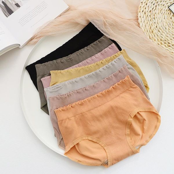 

new 40-66kg cozy seamless briefs women high elasticity plus size hip modal lingerie women panties nsh8151, Black;pink