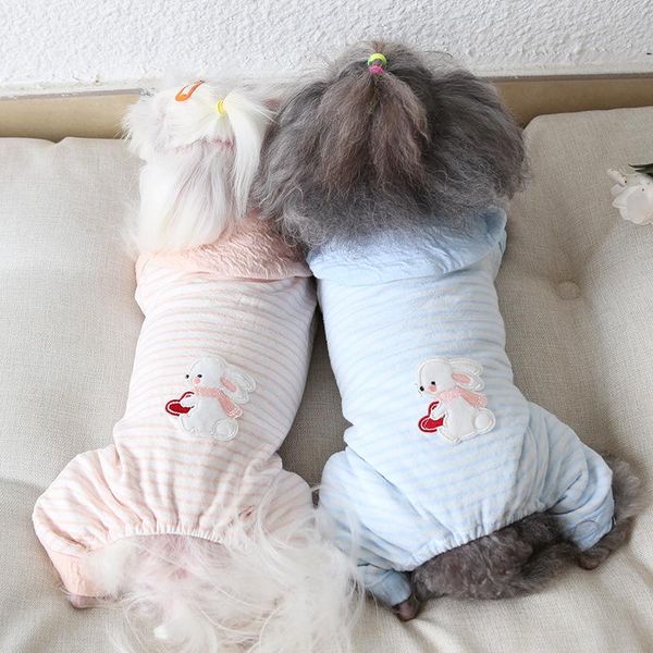 

dog apparel clothes love striped cotton cat jumpsuit jacket coat pet clothing for dogs winter products puppy chihuahua
