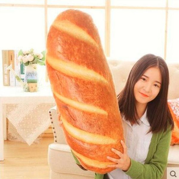 

simulated snack decoration backrest cushion long butter bread floss sesame pizza steak pillows plush pillow1