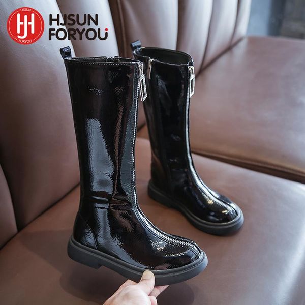 

children snow boots for girls suede warm plush boots kids waterproof casual shoes fashion martin, Black;grey