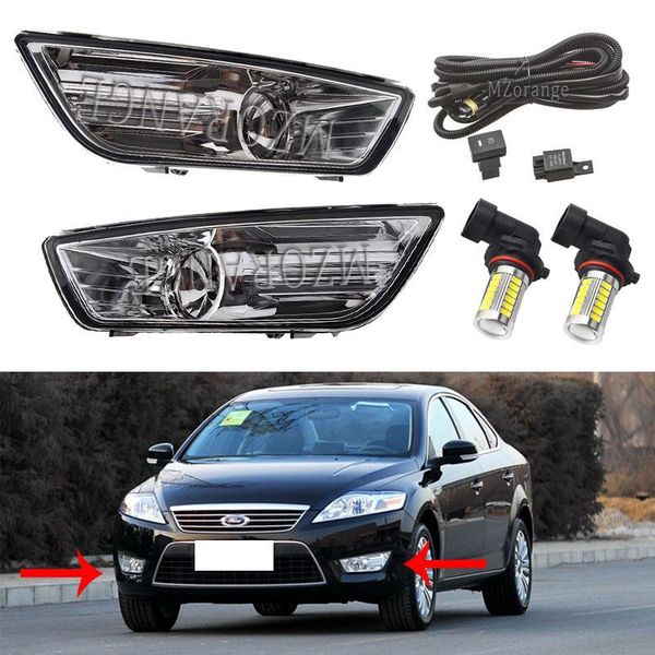

for mondeo 4 fog lights led 2007-2010 for fusion halogen fog light foglights lamp headlights headlight drl