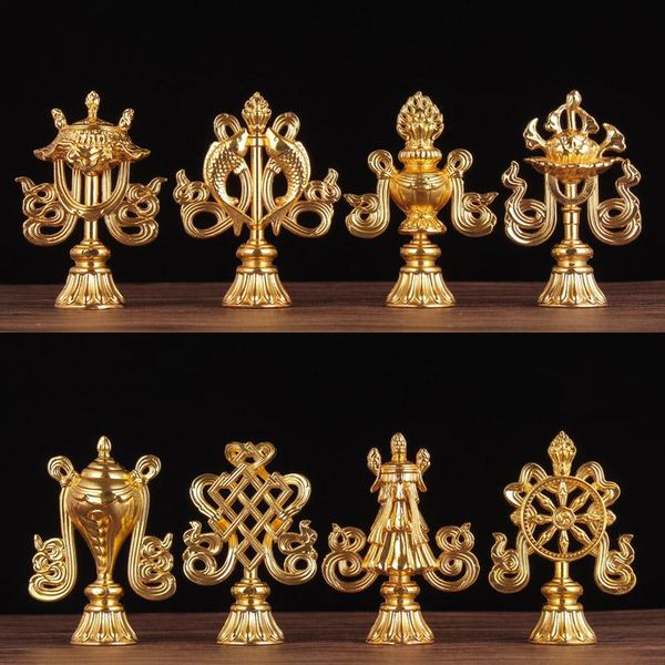 

exquisite pattern eight golden buddhist treasure tantric eight temple auspicious decoration amazing buddhism power symbols