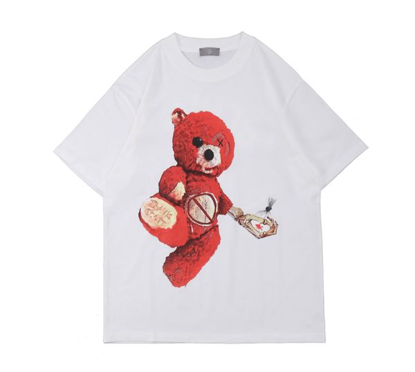 

22ss cartoon pattern print t shirt men women fashion summer, White;black