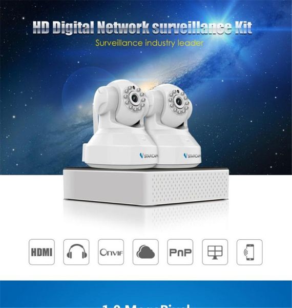 

wireless camera kits vistarcam n400-c37 720p ptz ip dome 2ch nvr kit