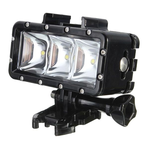 

300lm 2.8w 30m underwater waterproof led video light lamp for / sjcam