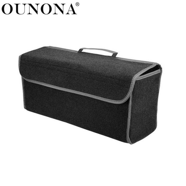 

storage bags ounona car trunk bag soft felt box large capacity vehicle tool multi-use tools organizer