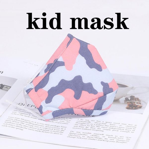 

kid european factory camouflage filter designer face and american fashion anti smog pm2.5 navy blue summer cotton mask cgp4n