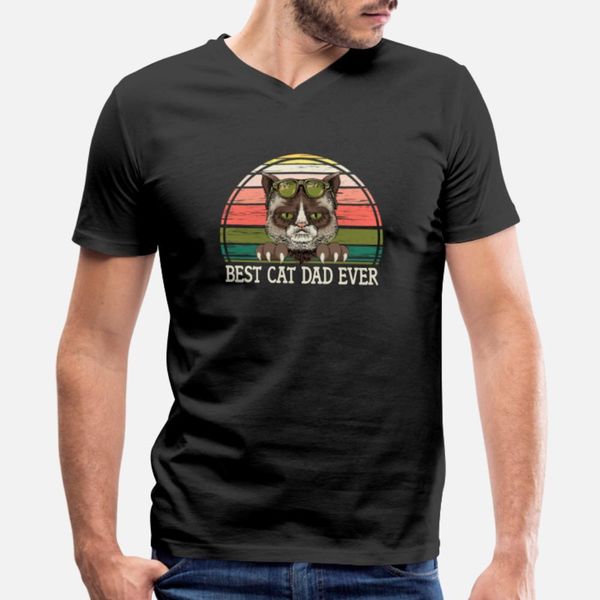 

cat dad ever t-shirt funny cat father vintage t shirt cool popular casual tracksuit hoodie sweatshirt