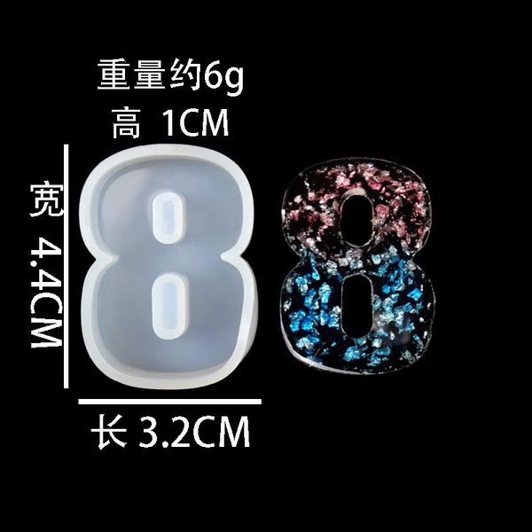 

qiaoodiy ювелирные изделия плесень t 9 алфавит английский буквы силиконовые формы формы ремесло ювелирные изделия diy чистая эпоксидная смол, Black