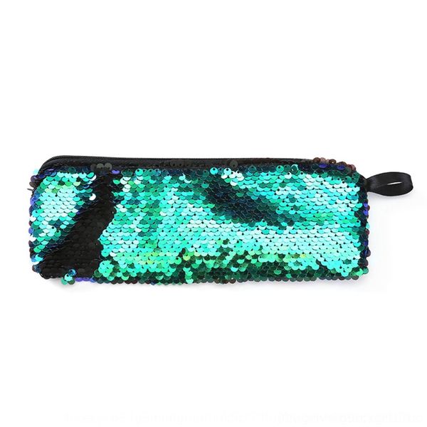 

6ew3o new solhy pencil storage sequin stationery cosmetic storage change mermaid women bag sequin cosmetic bag student