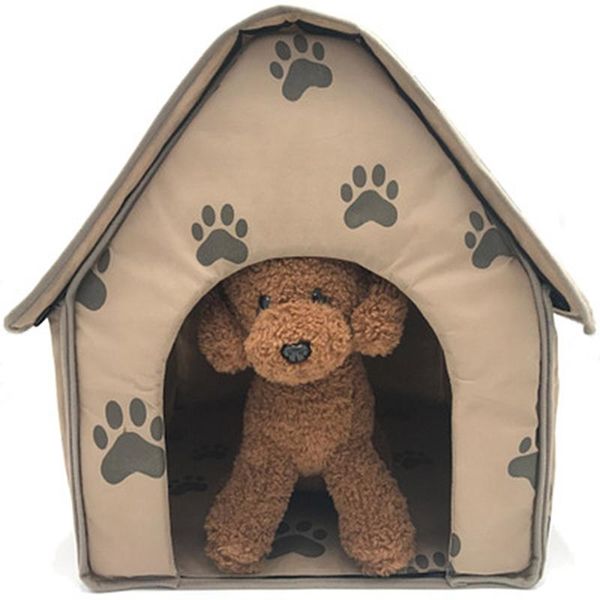 

portable trave dog house foldable dog cat sleeping bed warm soft warm pet nest bed for small medium puppy
