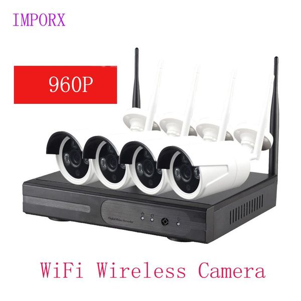 

systems imporx 4ch 960p security ip ptz hd camera alarm wireless nvr kit p2p outdoor ir night vision wifi video home cctv system kits