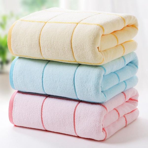 

gold towel cotton satin bath towel 140 * 68 pure cotton check 368g1