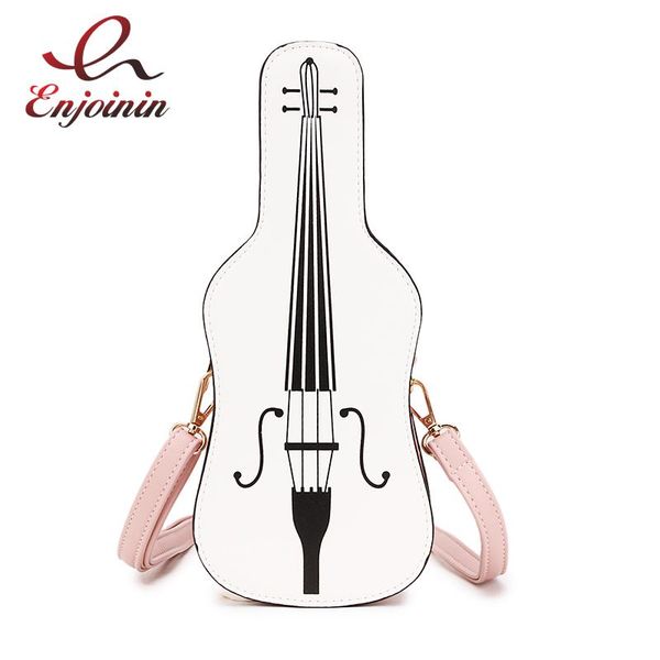 

new design cute violin style pu leather trend female shoulder bag handbag casual girl's crossbody mini messenger bag flap pouch