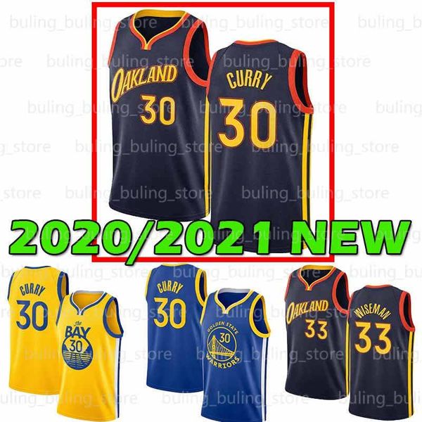 

2020 2021 golden state warriors jersey stephen 30 curry james 33 wiseman men youth davidson wildcat college 20 21 basketball jerseys, Black;red