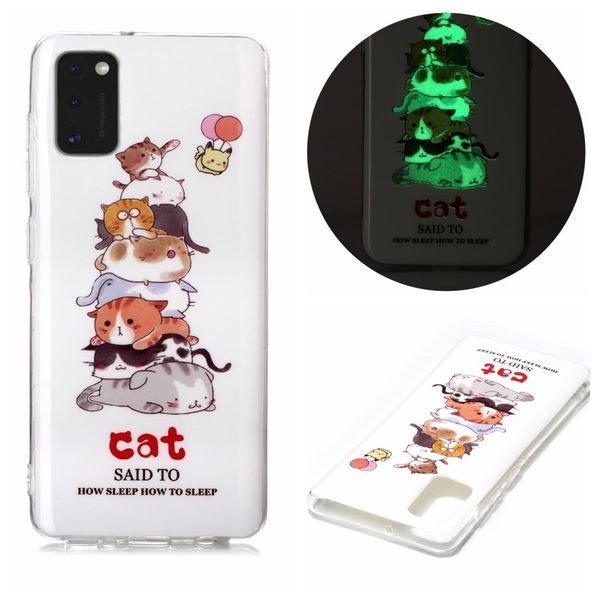 

for samsung galaxy a41 luminous tpu soft protective case