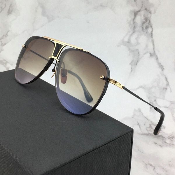

new brand men 2021 metal frame retro women designer sunglasses driving men's decade tow sun glasses afup, White;black