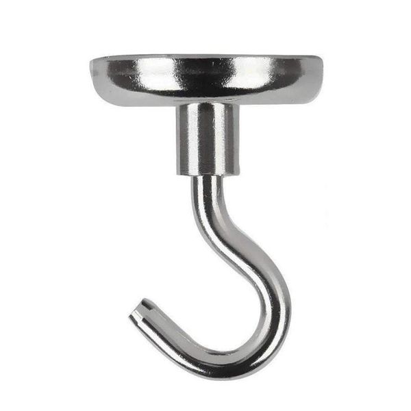 

1pc powerful magnetic hooks nd-fe-b household magnetic can metal strong hook hook hook magnet mobile iron-a wmtlje