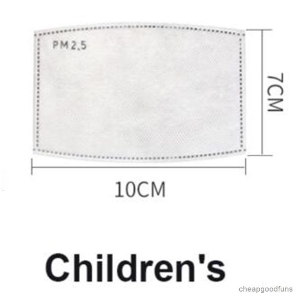 

replaceable anti-dust filter droplets insert mask paper haze mouth pm2.5 filters health care for kids