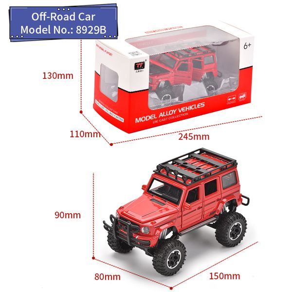 

alloy pull back car cross country vehicle with lights and music kid toy gift