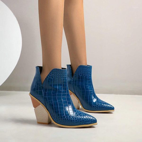 

2021 new winter women shoes nude boots pu leather snake grain leather warm super high heel overshoes large size 34-431, Black