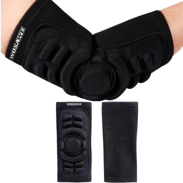 

elbow & knee pads wosawe dancer sports mountain bike cycling protection set dancing kneepad brace support mtb eblow protector1, Black;gray